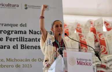 Sheinbaum hace entrega del programa nacional de Fertilizantes para el Bienestar en Michoacán