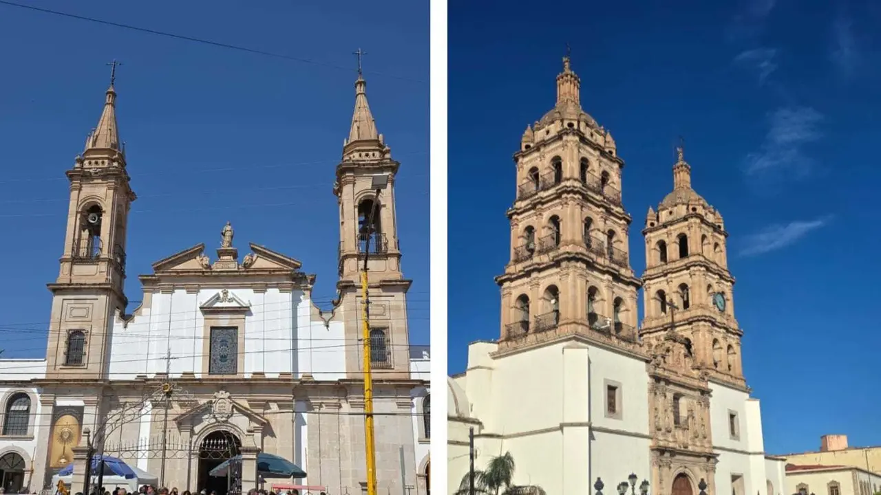 Estos edificios de la ciudad de Durango cuentan con arquitectura estilo gótica.  Foto: Gerardo Lares.