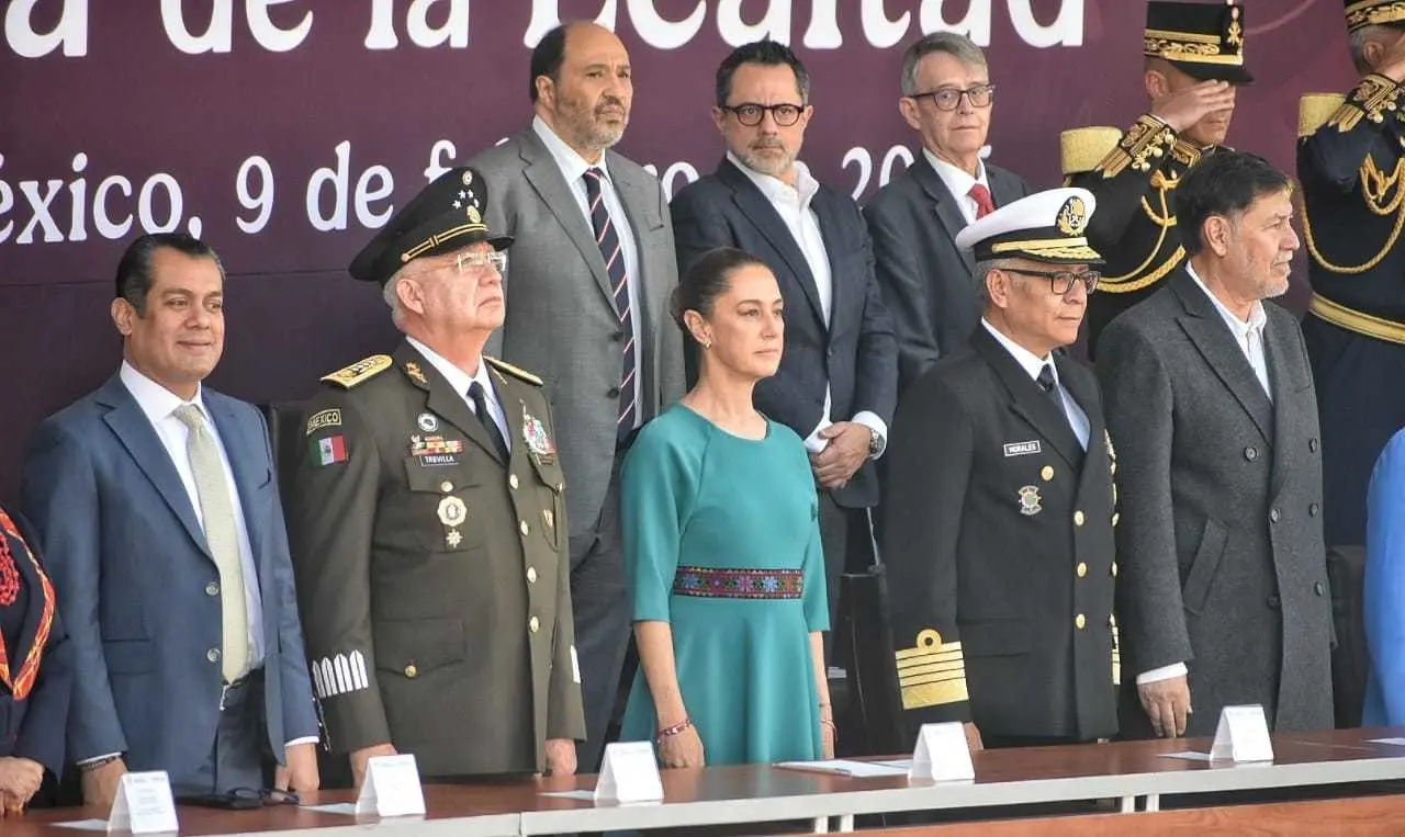 Claudia Sheinbaum lidera histórica conmemoración de la Marcha de la Lealtad en el Castillo de Chapultepec. Foto: Enrique Pérez / POSTA