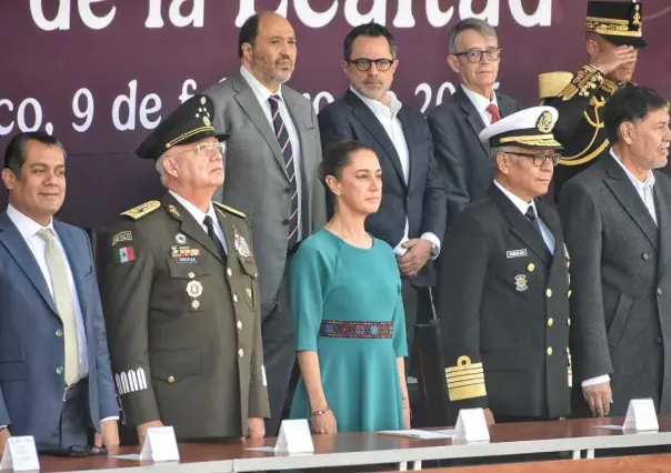 Claudia Sheinbaum encabeza por primera vez la Marcha de la Lealtad