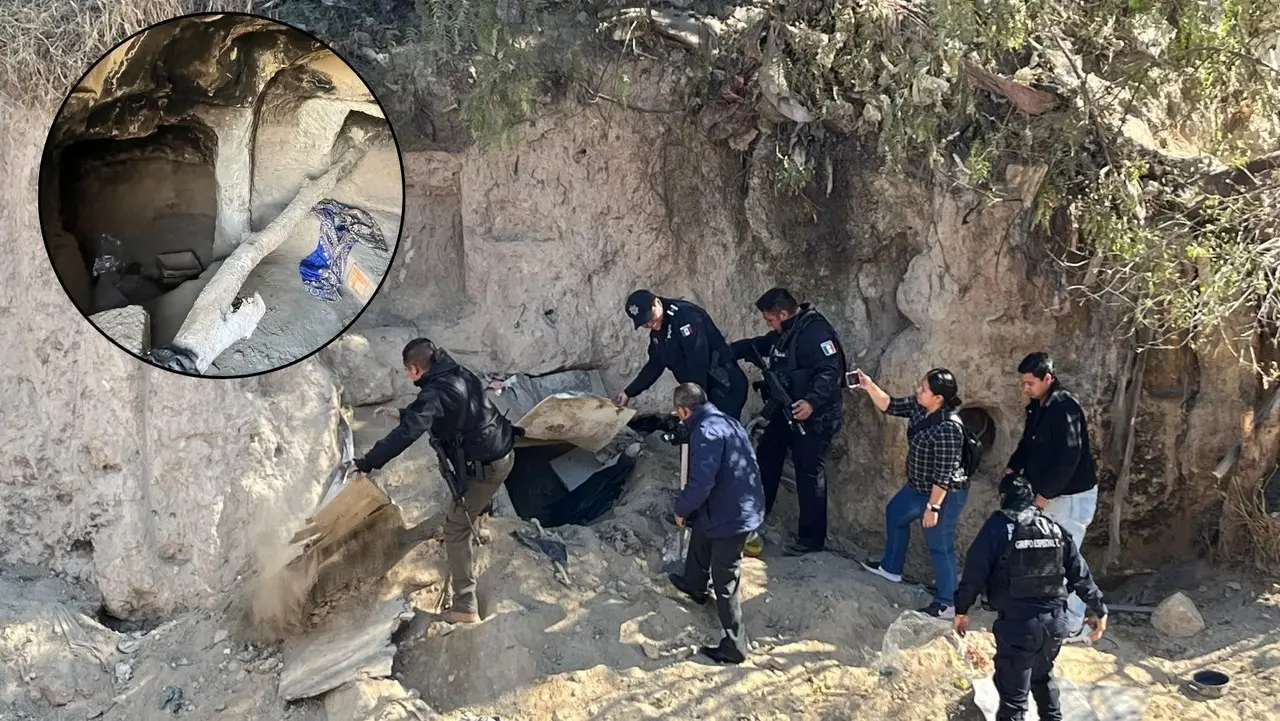 Continúan los operativos en cuevas de Saltillo. (Fotografía: Leslie Delgado)