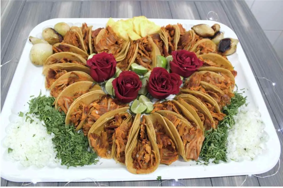 Tacos en forma de corazón. Foto: Redes Sociales