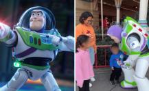 VIDEO | Buzz Lightyear sorprende al comunicarse en lengua de señas con niños en Disney