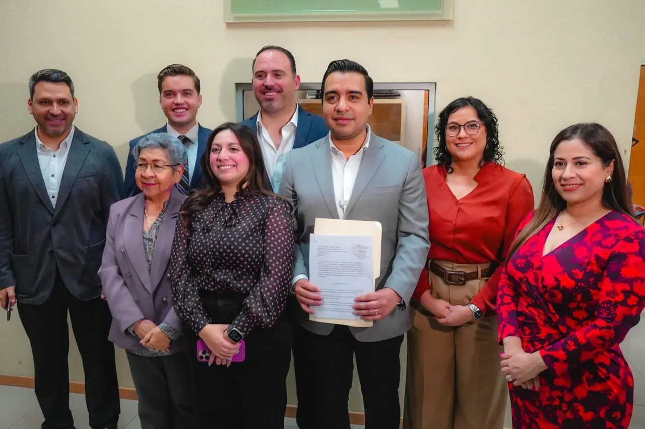 El alcalde de Santa Catarina, Jesús Nava, presentando la iniciativa. Foto: Gobierno de Santa Catarina