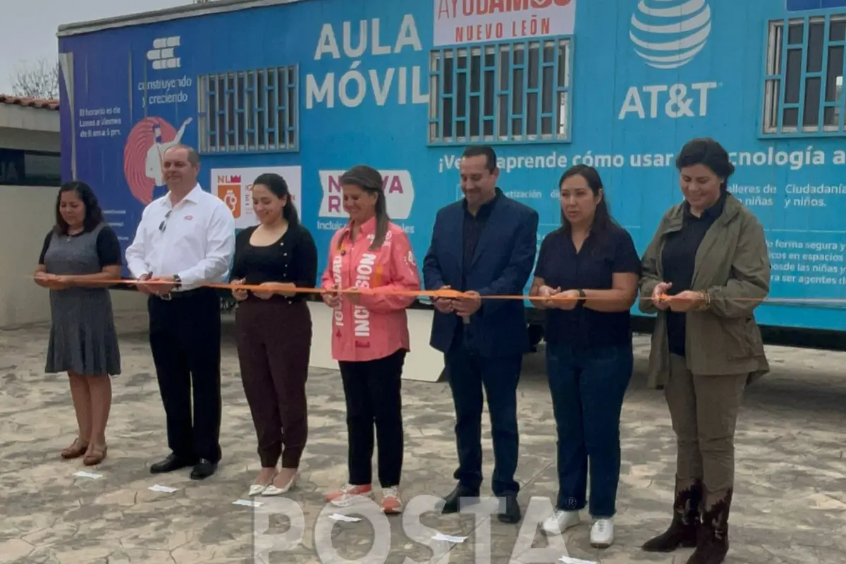 La secretaria de Igualdad e Inclusión del estado inauguró el aula móvil en el municipio de Juárez/Foto: Jorge López