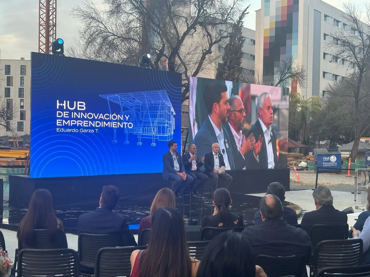 Banderazo de inicio del nuevo Hub de Innovación y Emprendimiento Eduardo Garza Sada T. Foto: Vianney Carrera