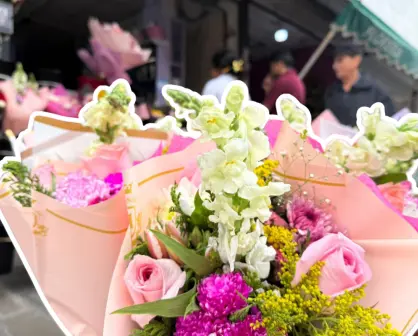 Ramos de flores se venden desde $350 hasta $2,500 en el sur de Tamaulipas