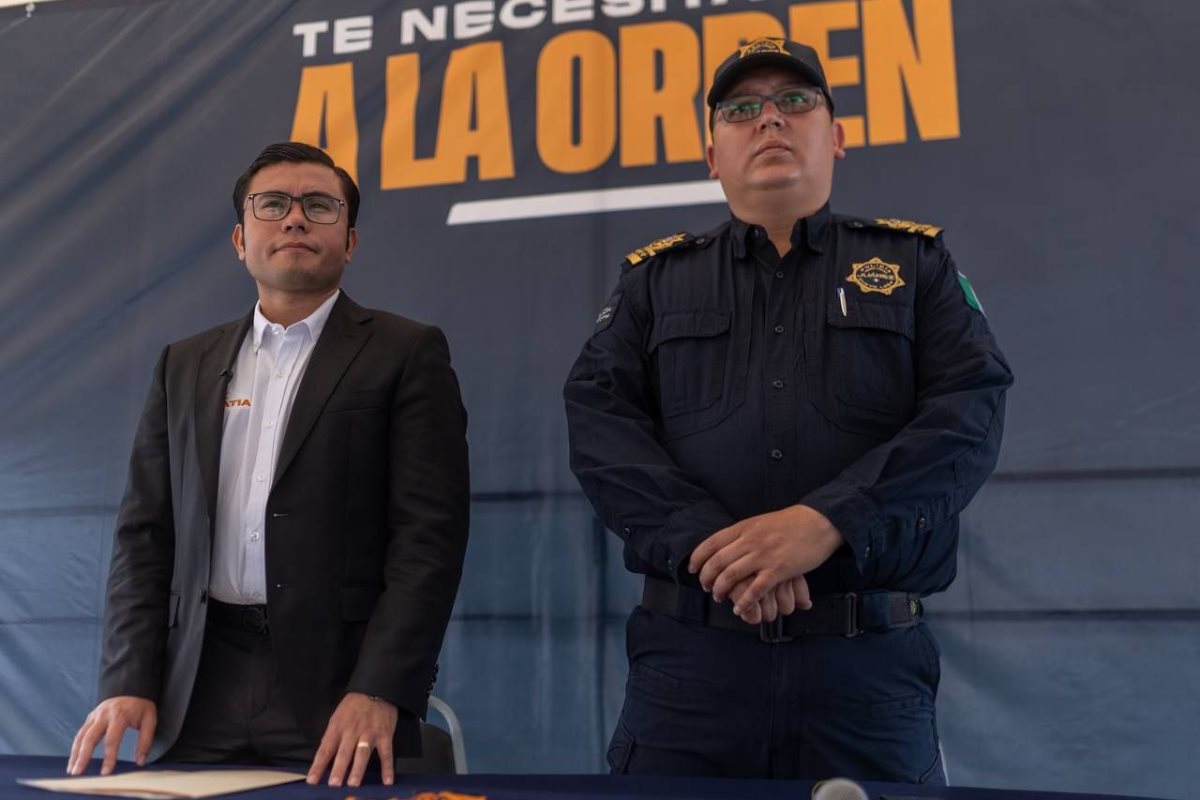 Alcalde de Juárez invita a la ciudadanía a unirse a la policía municipal Foto: Gobierno de Juárez