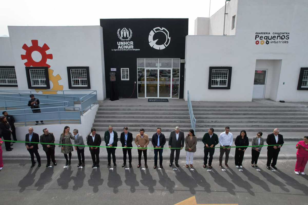 Inauguración de la guardería en Saltillo 2024 / Foto: Manolo Jiménez 