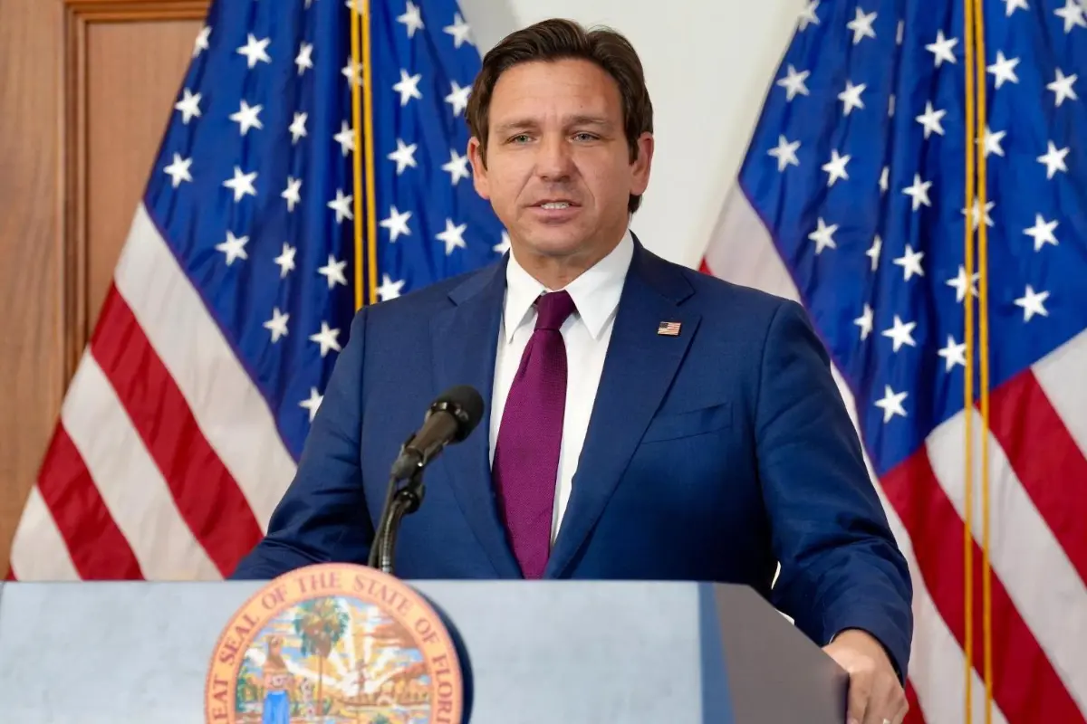 Gobernador de Florida, Ron DeSantis. Créditos: X (@GovRonDeSantis).