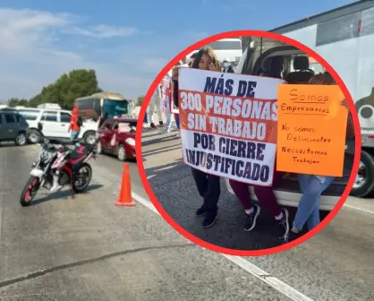 Barberos bloquean por tercera vez la México-Querétaro a causa del operativo Atarraya