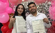 Chantal y José se casan para festejar el Día de San Valentín