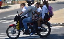 ¿De cuánto es la multa por ir más de dos personas en motociclista? esto se sabe