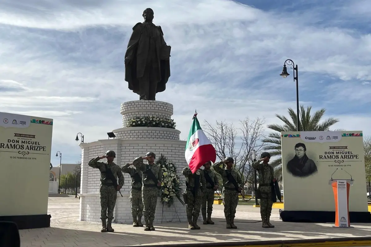 Miguel Ramos Arizpe, nacido el 15 de febrero de 1775, es recordado por su defensa del federalismo y su papel en la creación de la Constitución de 1824./ Foto: Claudia Almaraz