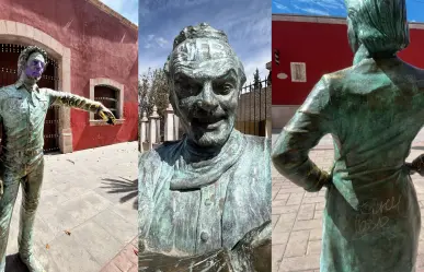 El Paseo de las Estrellas de Durango y los principales daños de sus estatuas