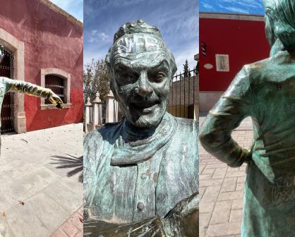 El Paseo de las Estrellas de Durango y los principales daños de sus estatuas