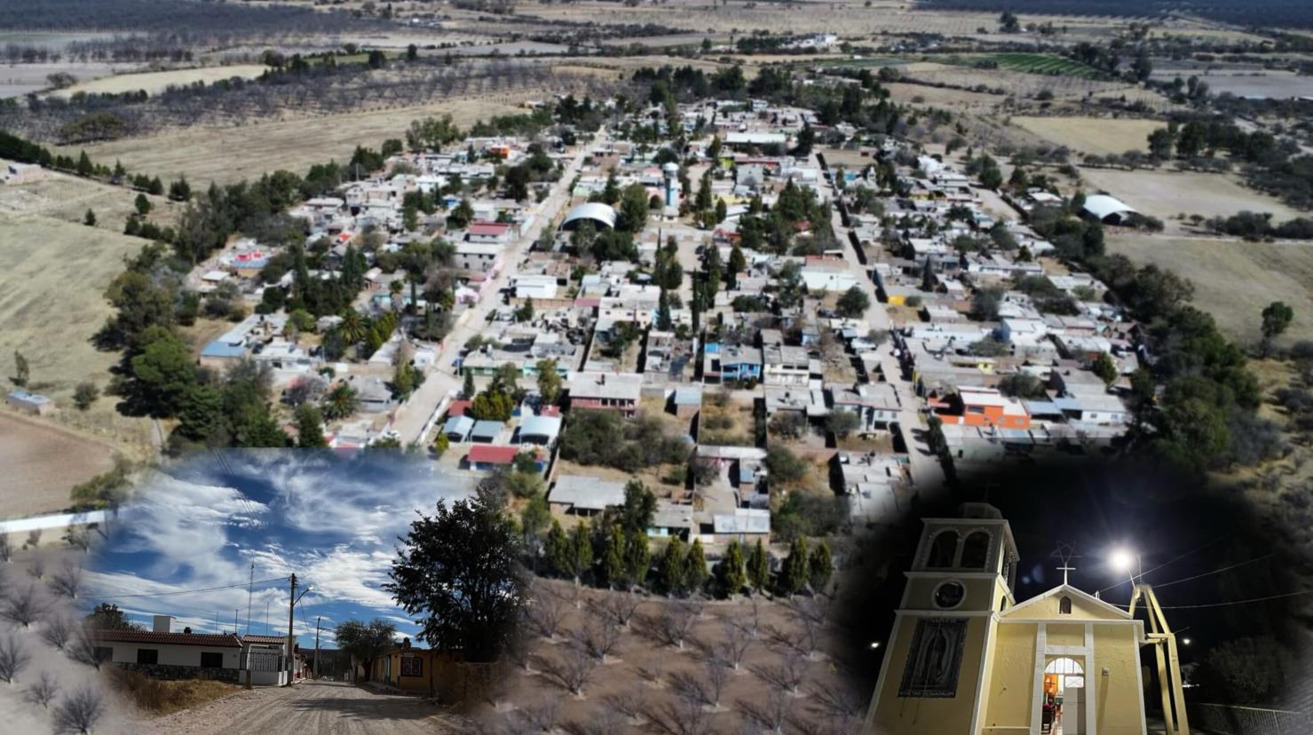 Foto: David Robles/ Alejandro Ávila | A unos 20 minutos de la ciudad de Durango se encuentra un pequeño pueblo con una característica en especial, tiene forma de una gota de agua desde el aire. 