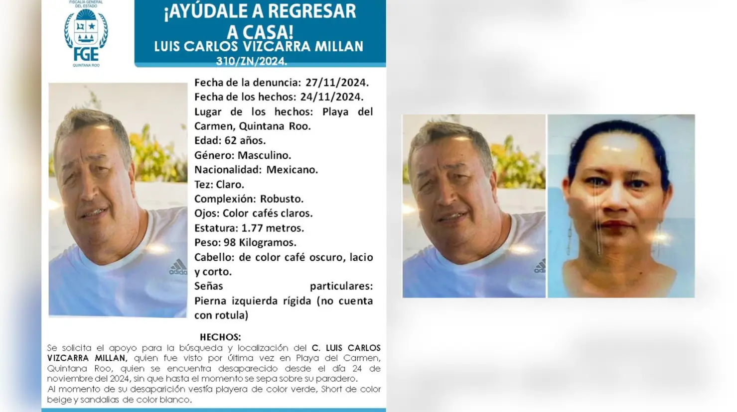 Secuestro y tortura de empresario en Quintana Roo: familia exige justicia. Foto: Fiscalía de Quintana Roo