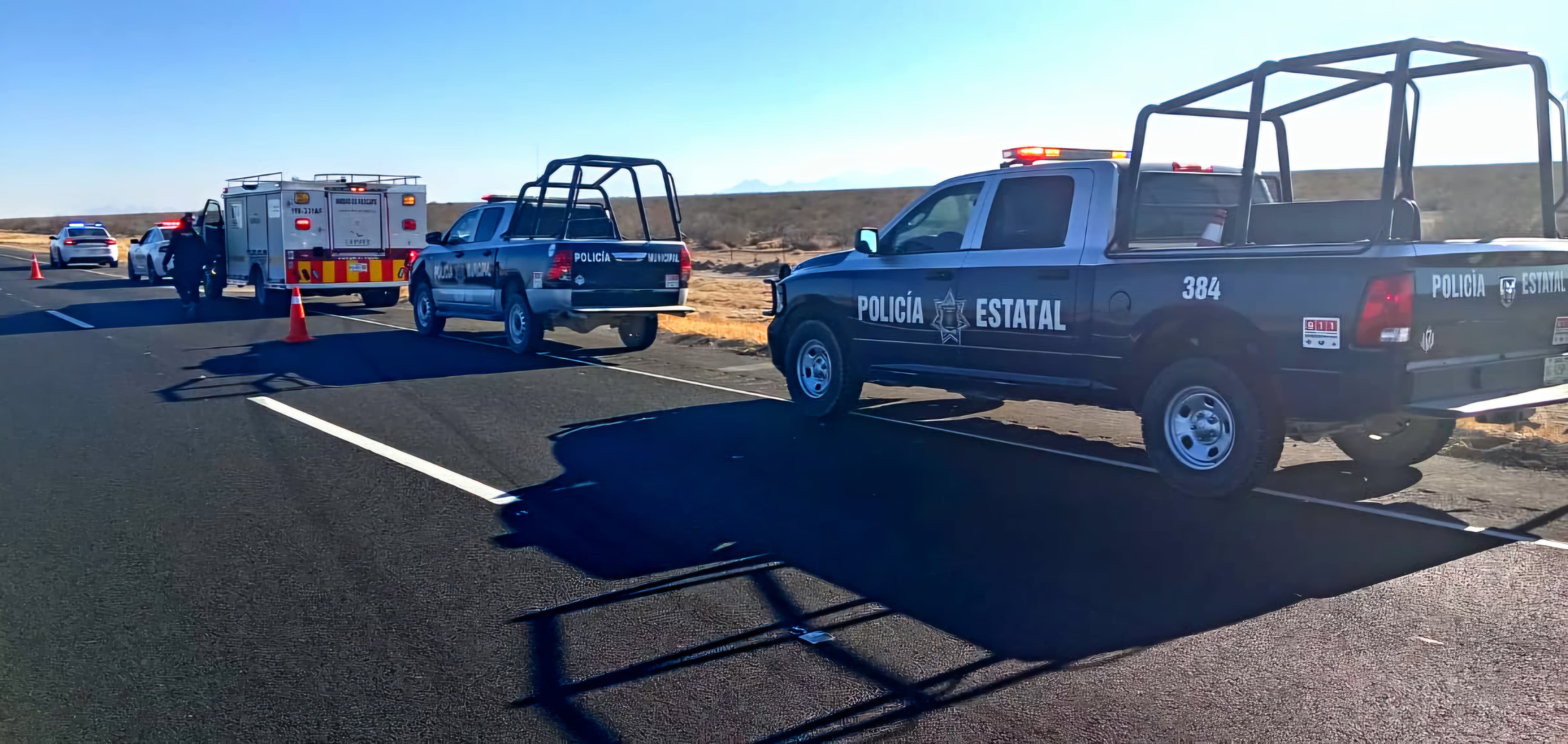 Volcadura en carretera Durango - Zacatecas deja 3 hombres sin vida