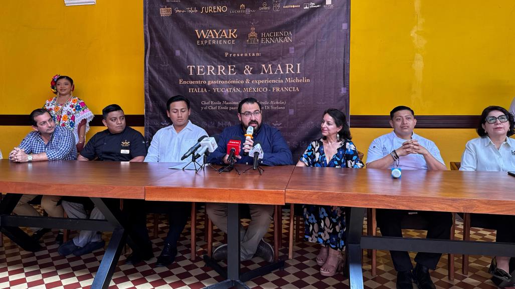 Anuncian encuentro gastronómico italo-yucateco “Terre & Mari” en Yucatán