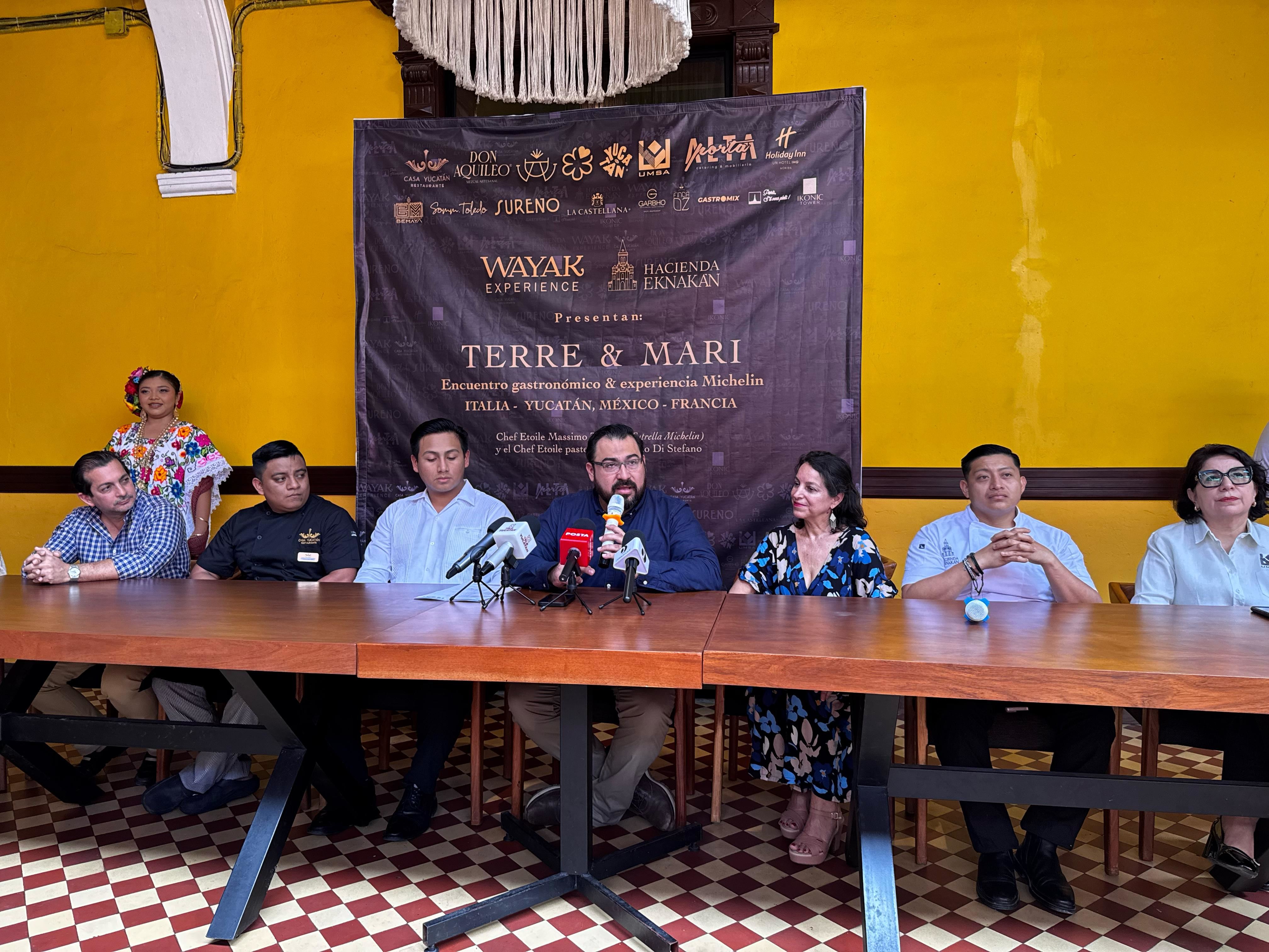 Anuncian encuentro gastronómico italo-yucateco "Terre & Mari" en Yucatán