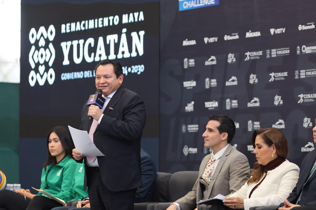 Yucatán capital mundial del voleibol playero. Foto: @HuachoDiazMena