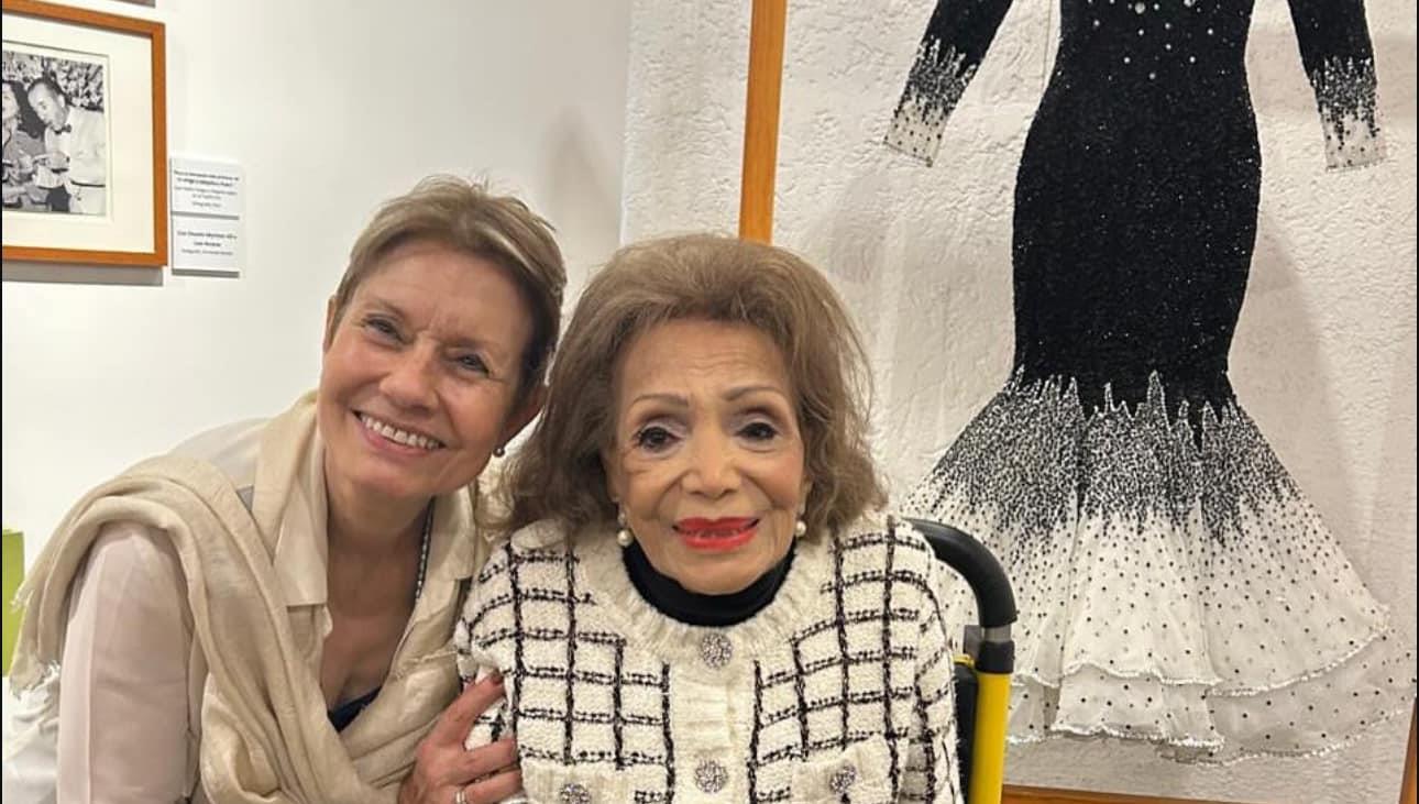 María Victoria visitó la exposición que se hizo en su honor. Foto: IG mar1a_v1ctoria