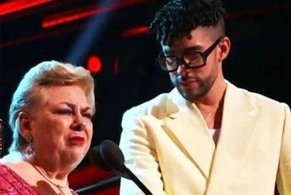 Paquita la de Barrio tuvo un momento muy divertido con el cantante Bad Bunny, lo llamó inútil Foto: Cortesía