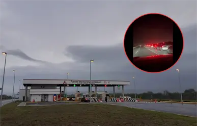 Largas filas y desesperación en puente Anzaldúas por operativo de la Guardia Nacional