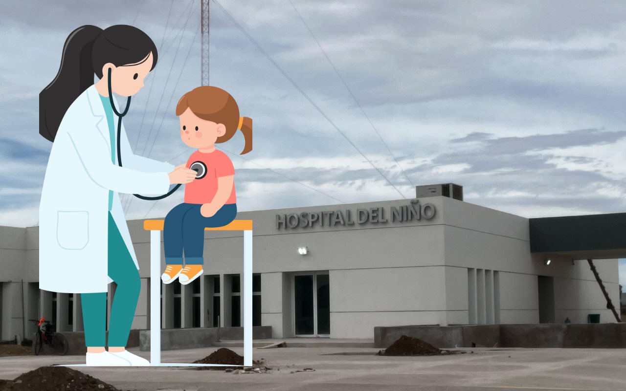 Se espera que la obra del Hospital del Niño esté lista para este marzo de 2025. Foto: Alejandro Ávila.