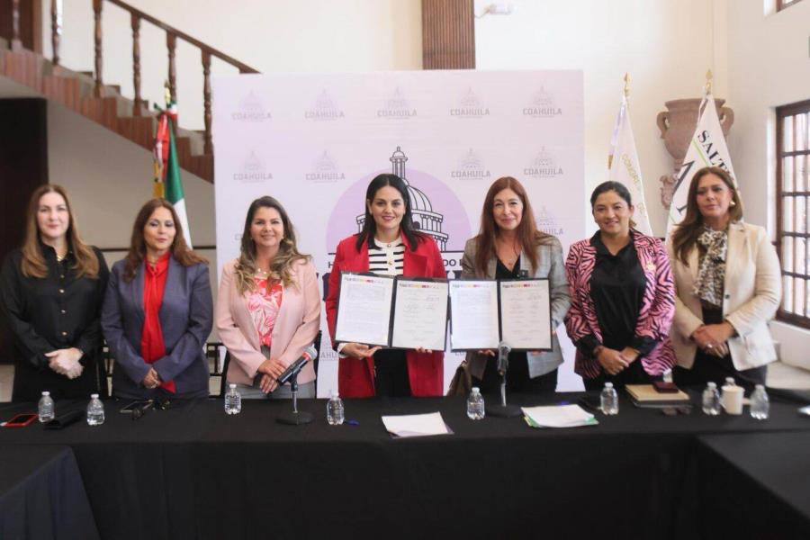 Congreso de Coahuila y AMMJE firman convenio para impulsar el emprendimiento femenino