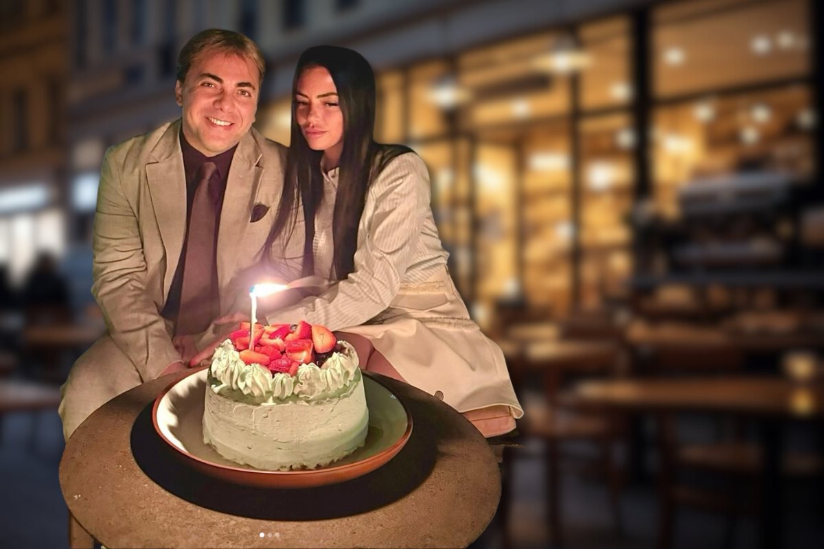 Cristian Castro cenando con su futura esposa (Foto: IG @cristiancastro / Canva)