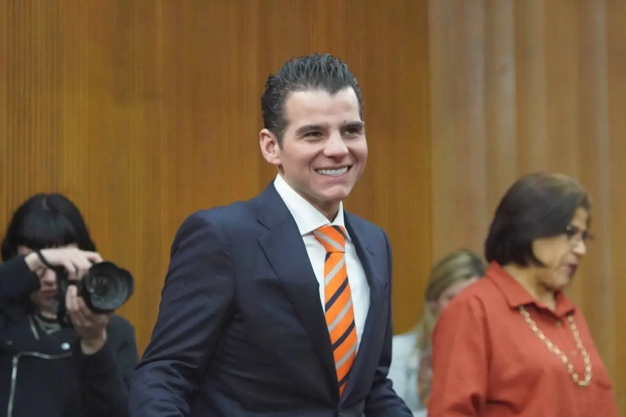 Miguel Flores Serna, coordinador de los diputados de Movimiento Ciudadano en el Congreso tras la aprobación del presupuesto. Foto: Armando Galicia.