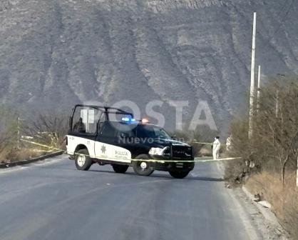 Hombre es ejecutado en la carretera a Icamole en García, Nuevo León