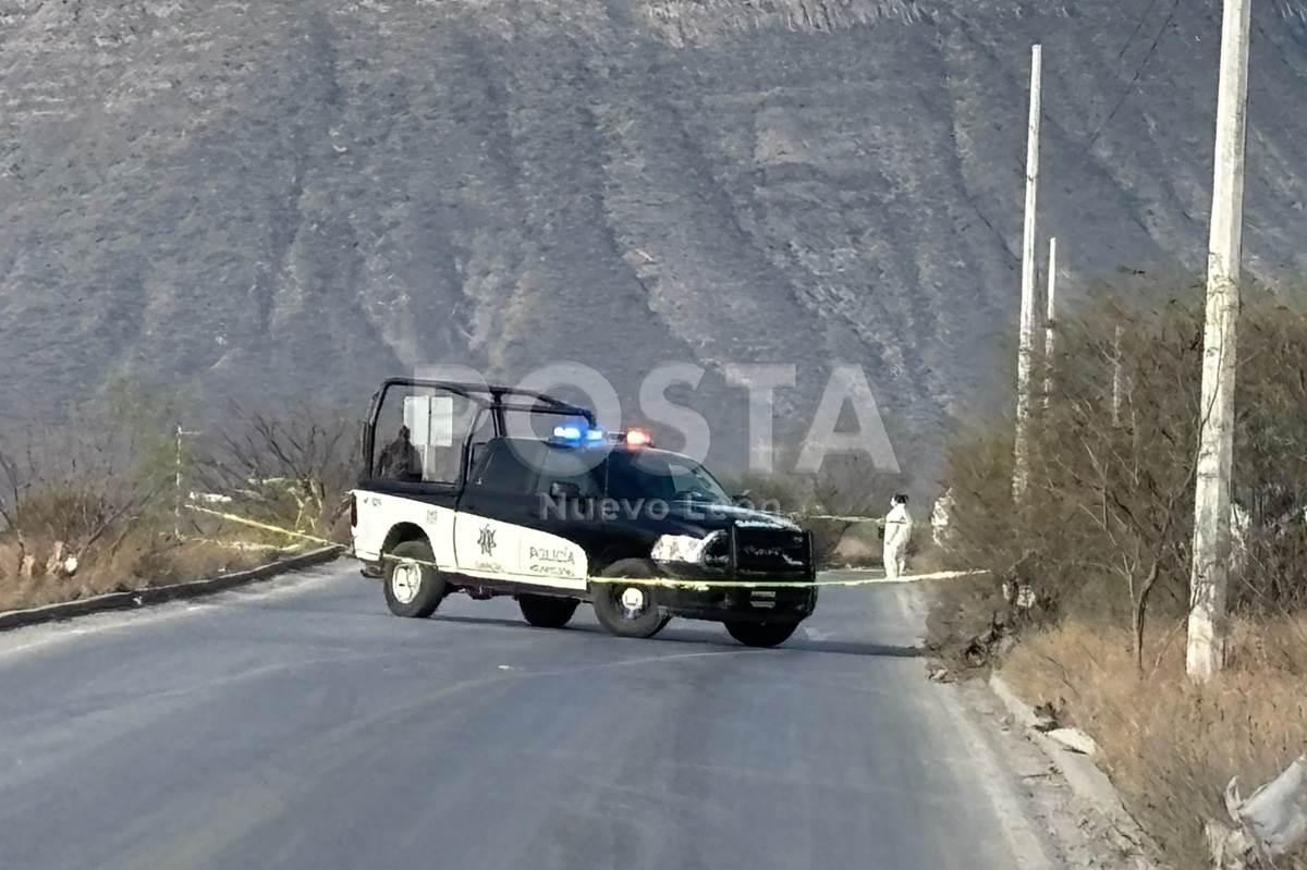 Hombre es ejecutado en la carretera a Icamole en García, Nuevo León