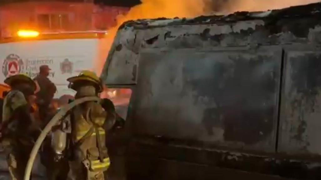 VIDEO | Incendio consume remolque de comida en La Estanzuela