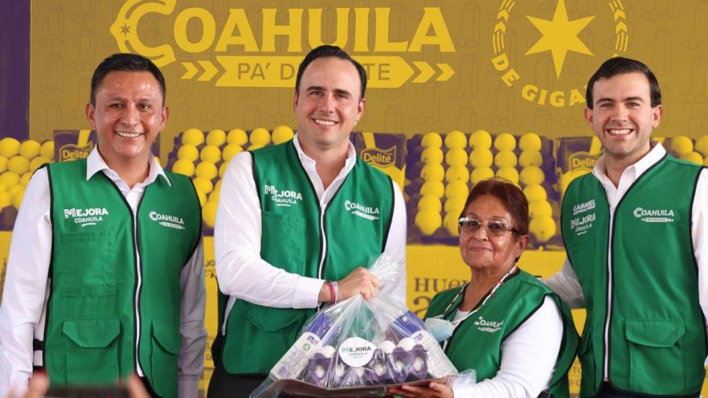 ¿En qué consiste el programa “Huevo y Leche” en Coahuila?