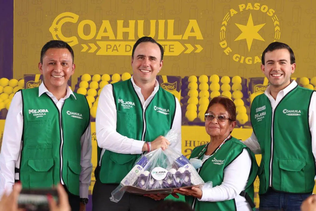 Arranque de programa alimentario en Matamoros, Coahuila / Foto: Gobierno de Coahuila