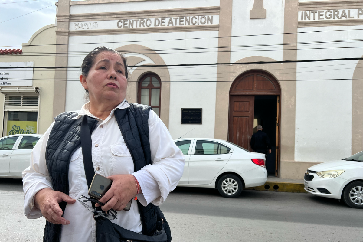 María Valdez, madre buscadora en Tamaulipas. Foto: Daniel Espinoza