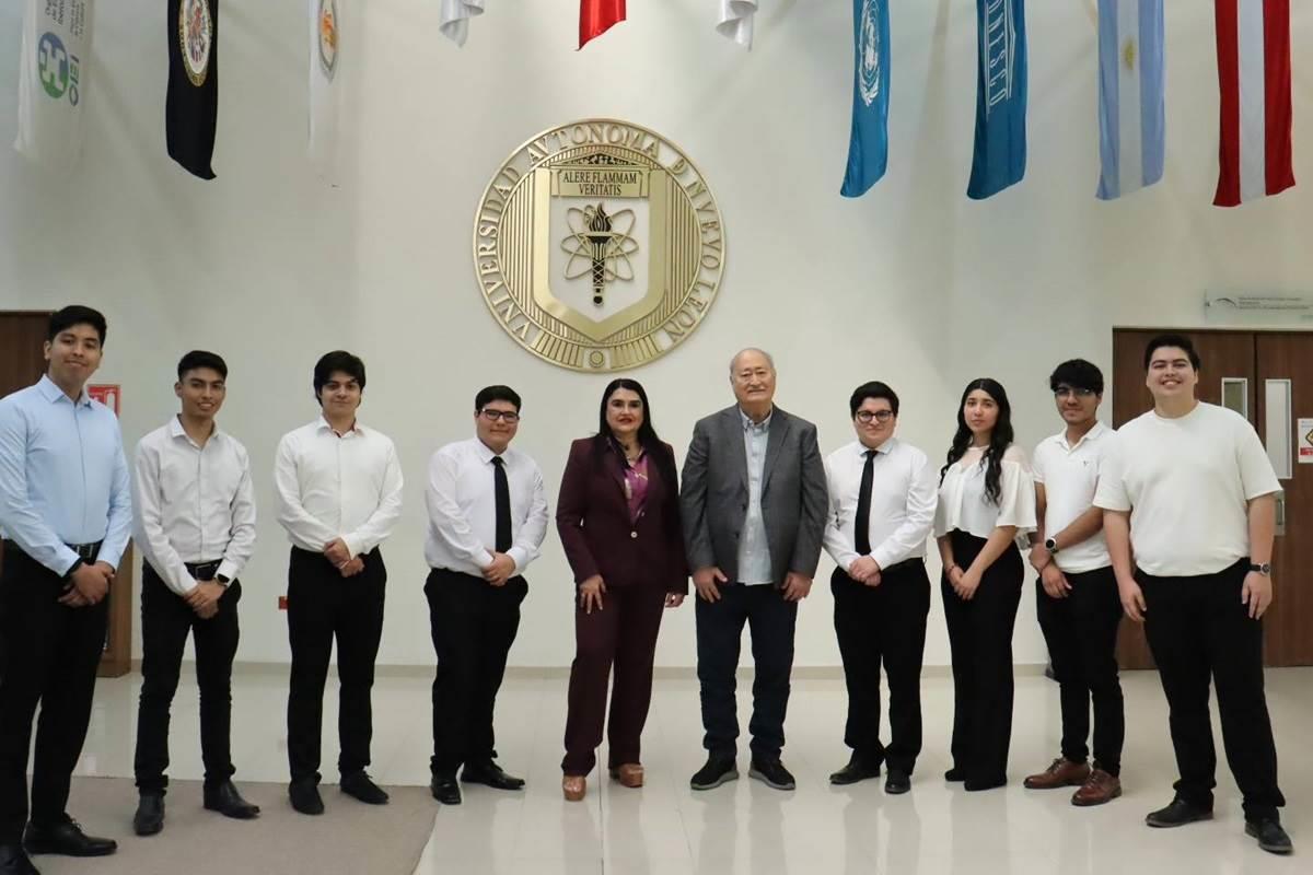 El viernes se llevó a cabo un desayuno de despedida organizado en colaboración con Fundación UANL. Foto Facebook: Centro De Internacionalización UANL