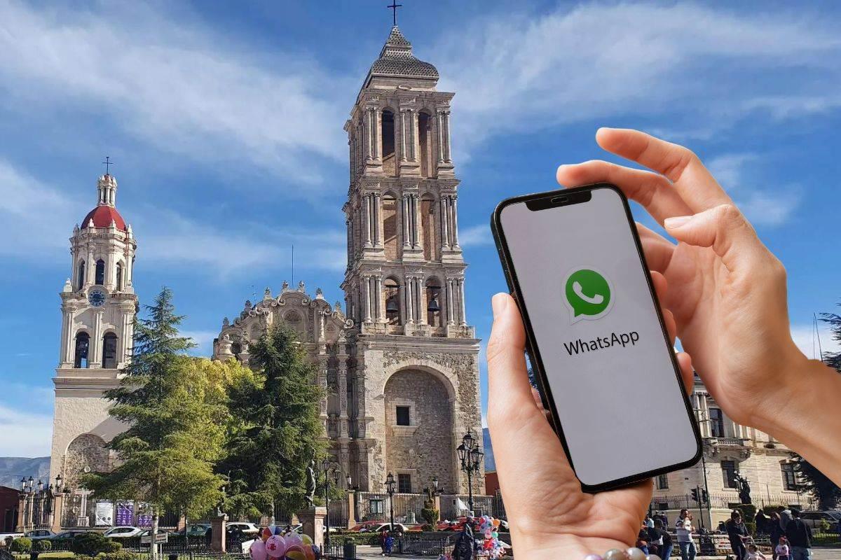 WhatsApp para la Catedral de Saltillo / Foto: Archivo POSTA | Canva