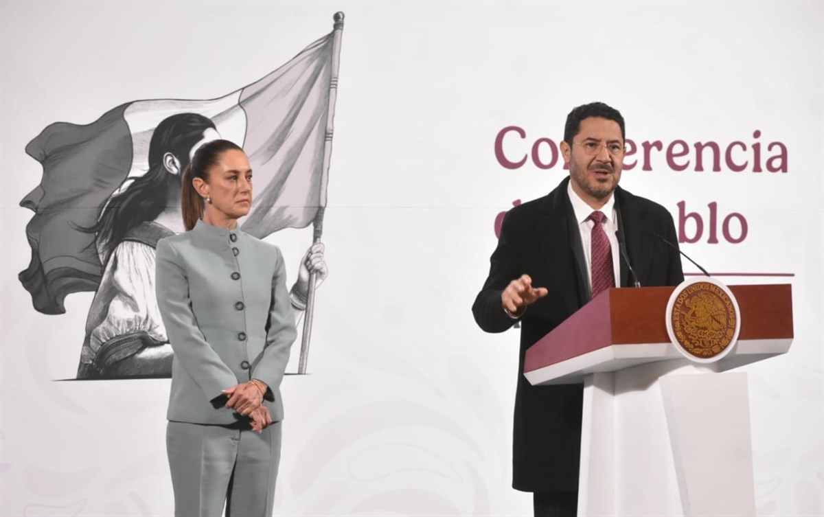 Claudia Sheinbaum y Martí Batres. Foto: Enrique Pérez Huerta