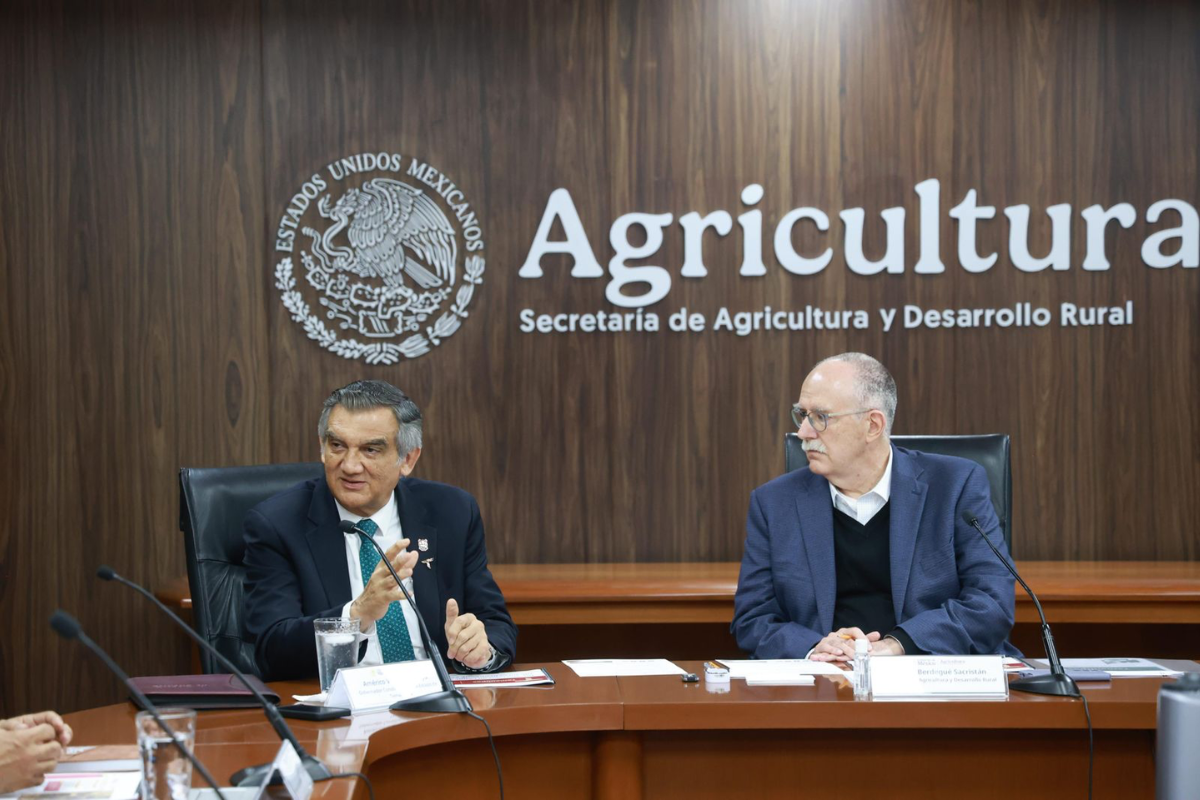 Américo Villarreal gestiona apoyos para agricultores y productores de Tamaulipas