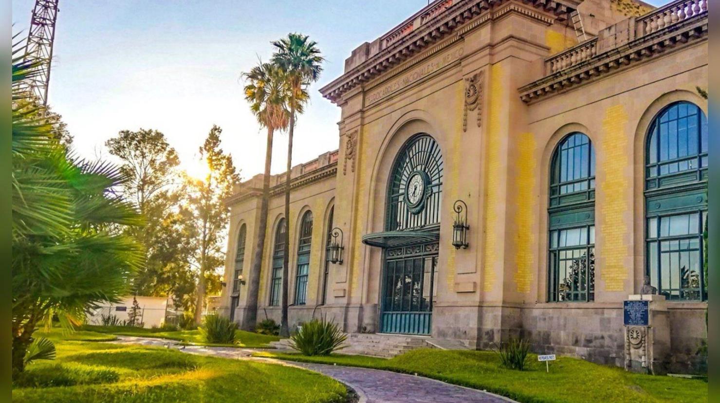 La Estación de Ferrocarril fue construida en 1918 bajo un estilo afrancesado. Foto: Turismo Durango.