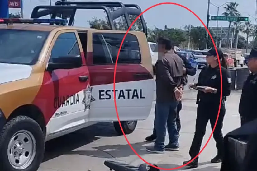 El sospechoso fue detenido por la Guardia Estatal y el menor rescatado en buen estado de salud física. Foto: Axel Hassel