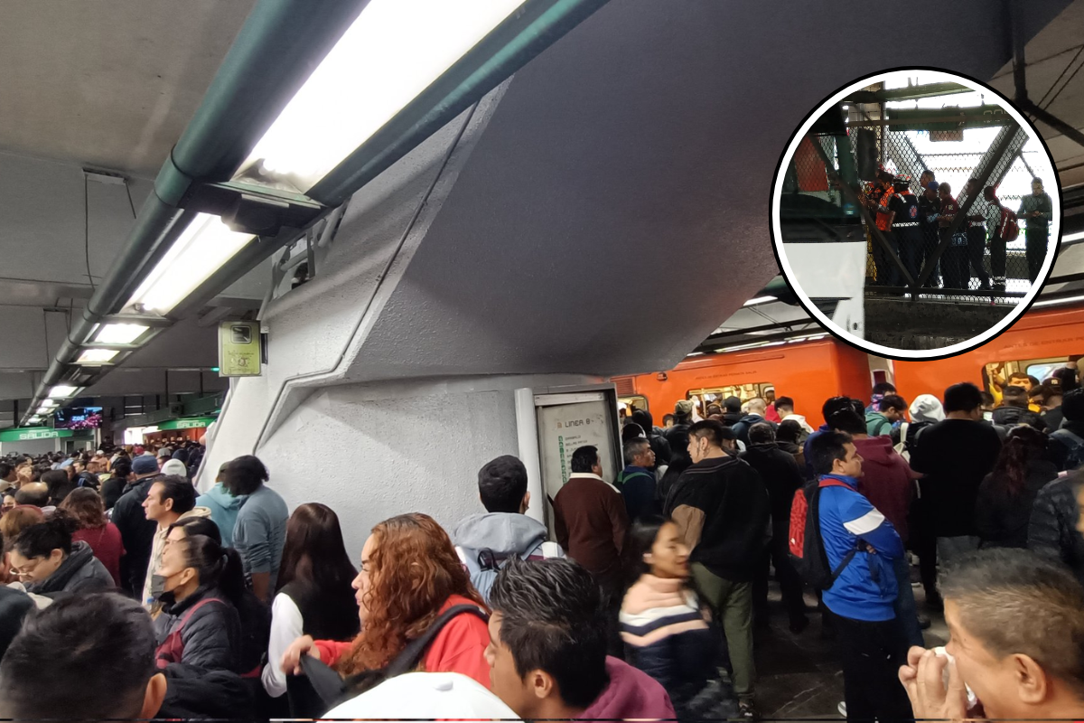 Esto pasó en la Línea 8 del Metro, donde un hombre falleció