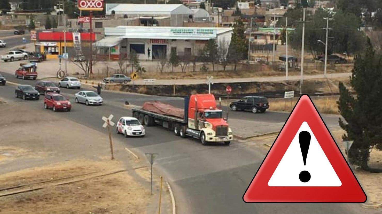 Es necesario manejar con precaución en el Libramiento de Durango. Foto: Facebook Víctor Hugo Castañeda.