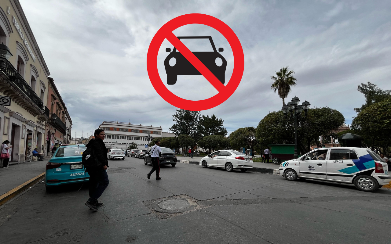 La Plaza de Durango que se convirtió en un estacionamiento público