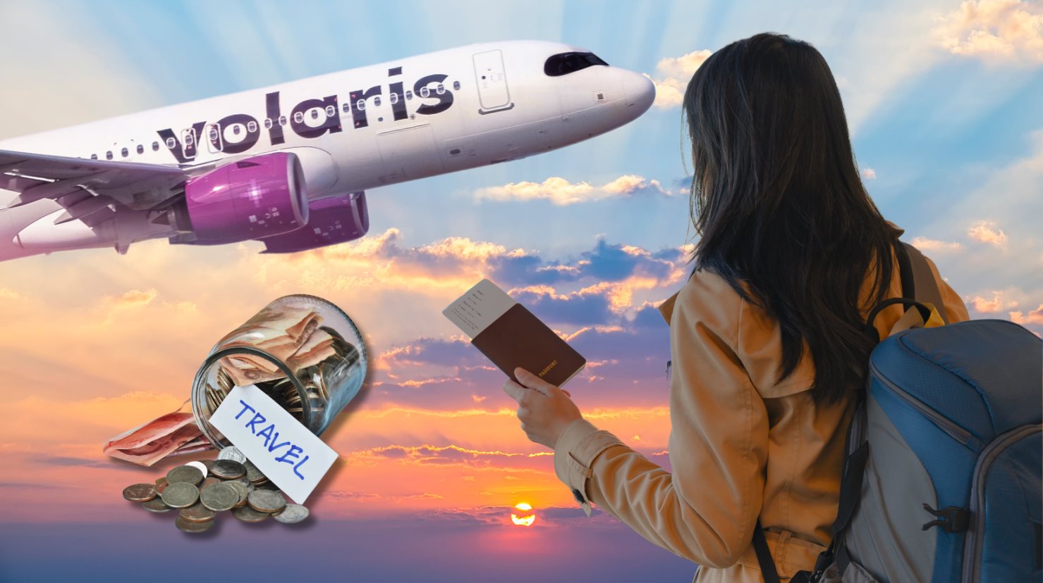 ¿Viajarás a alguna parte de México? Volaris tiene vuelos a $1 peso. Foto: Canva.