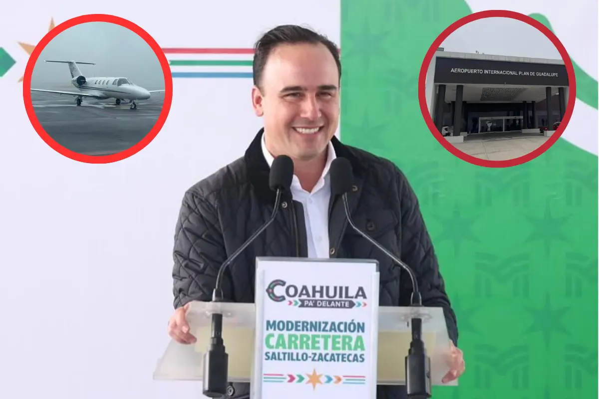 ¿Vuelos comerciales para el aeropuerto de Saltillo? Fotos de: gobierno y Leslie Delgado.
